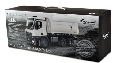 22413 MB Arocs Lkw Kipper PRO Metall V2 RTR weiß